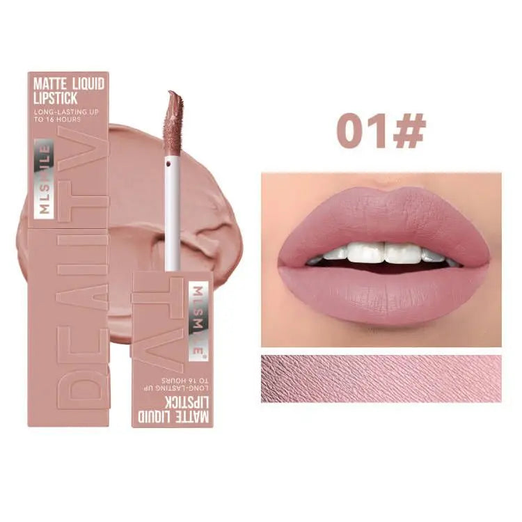 Pudaier Lipgloss Wasserdicht Langanhaltend - 6 Farben 6ml