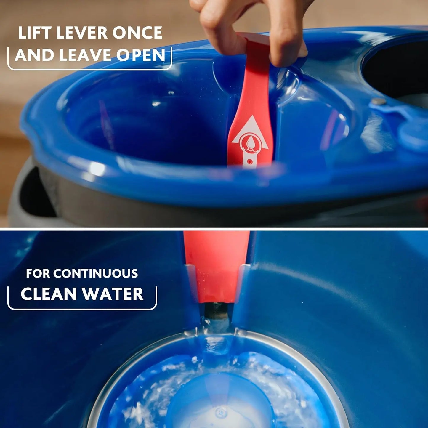 Innovatives Wischmopp-Reinigungsset Doppeltank - Kapazität 8L 40x25cm