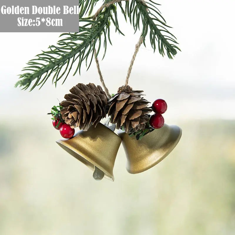 Weihnachtsdekoration, Weihnachtsbaum, Plüsch-Anhänger, Weihnachtsmann, kleine Glocke, Elch, Schneeflocke, Schleife, Stern, Glückstüte, Zuckerstangen-Anhänger