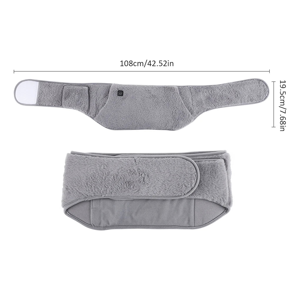 Electric Heating Abdomen Belt Menstrual Warm Palace Charging Warmer Cold Protection Adjustable Waist Treatment Protective Gear