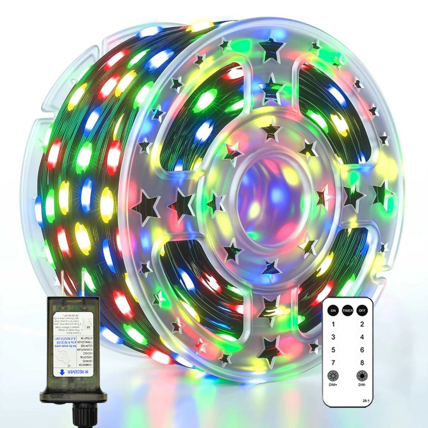 GAHADA Feen-Lichterkette Fernbedienung - 500/1000 LEDs, 50/100 m, 24V
