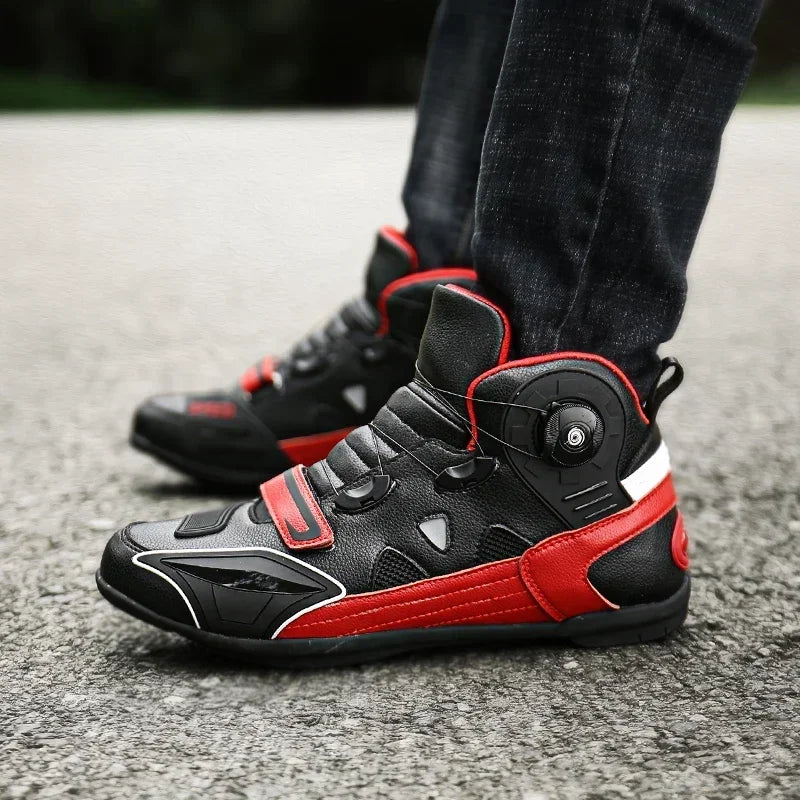 CN Fujian Leder Motocross Stiefel Knöchelhoch - Plus Size Antirutsch Atmungsaktiv