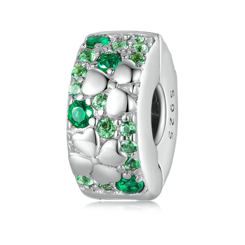 WOSTU 925 Sterling Silber Anhänger 2025: Frauen Junge Mädchen Haustier Kamera Biene AAA Cubic Zirkonia - Kaffee Marienkäfer Perlen DIY Original Armband 1.9g