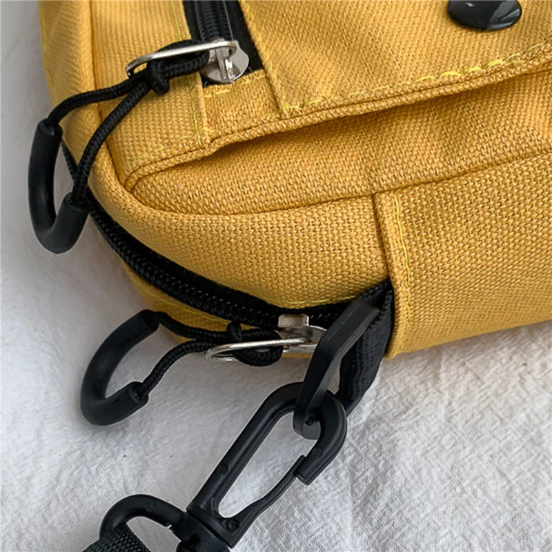 Umhängetasche 2025: Canvas Casual Versatile Fashion - Large Capacity Mobile Phone Coin Purse Women Collection