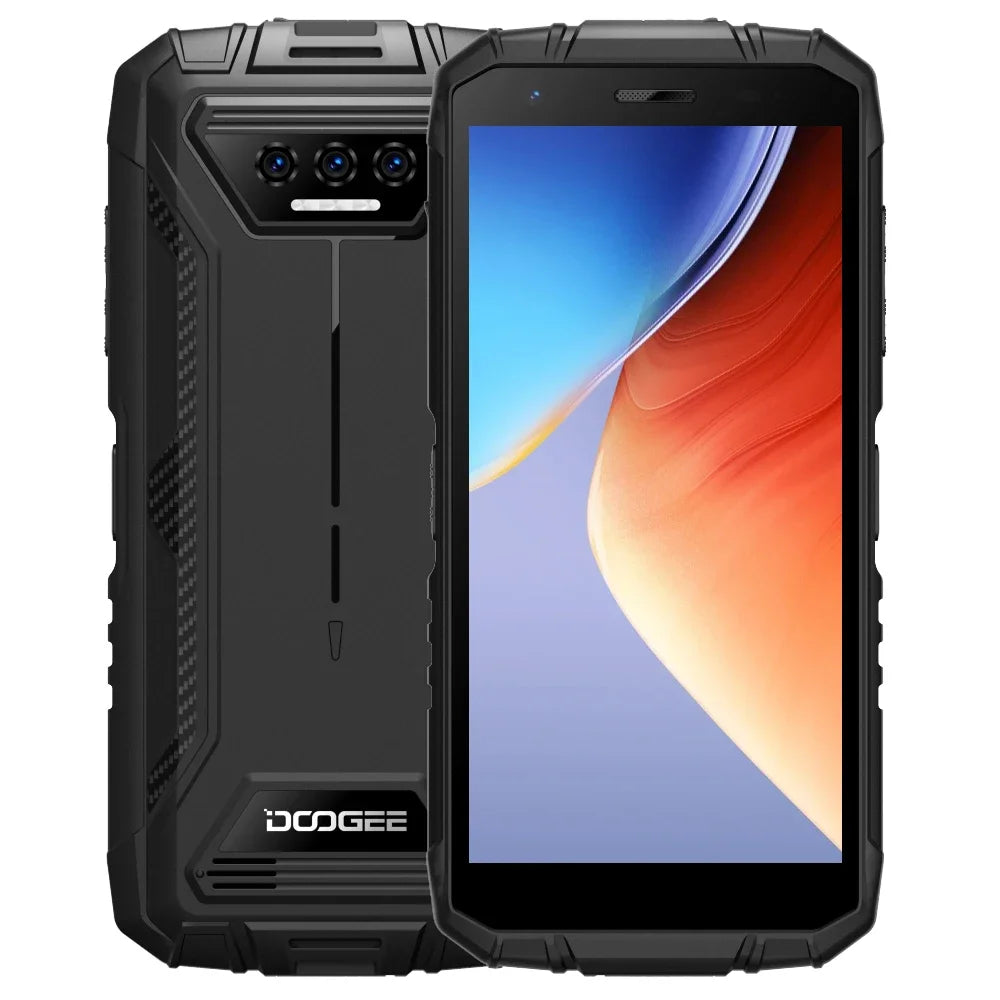 Doogee S41 Max robustes Smartphone 6GB + 256GB T606 Display HD + Batterie 6300mAh 13MP + 8MP Android 13 NFC/OTG/Dual SIM