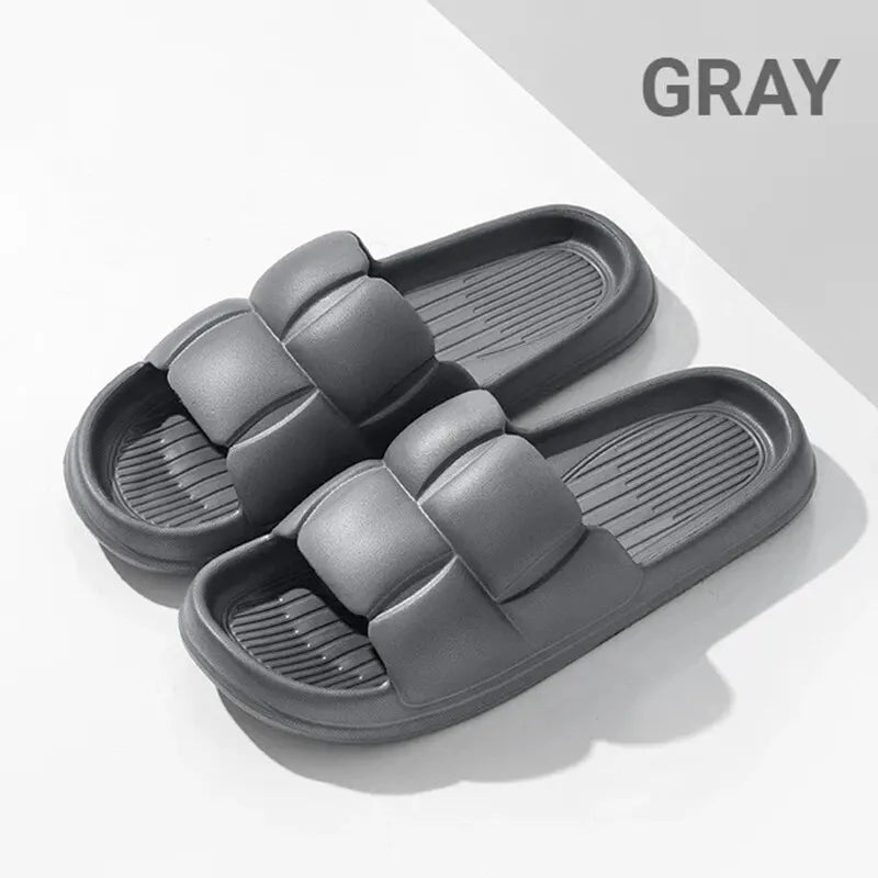 Sommer Weich Schuhe Cloud Hausschuhe Innen Stumm Badezimmer Anti-Rutsch Slide Eva Strand Flip Flops Männer Damen Freizeit Sandalen