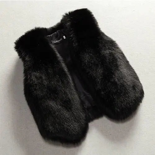 OLEKID Weste Faux-Fur - Größe 4-6Y, Baumwolle, Regular