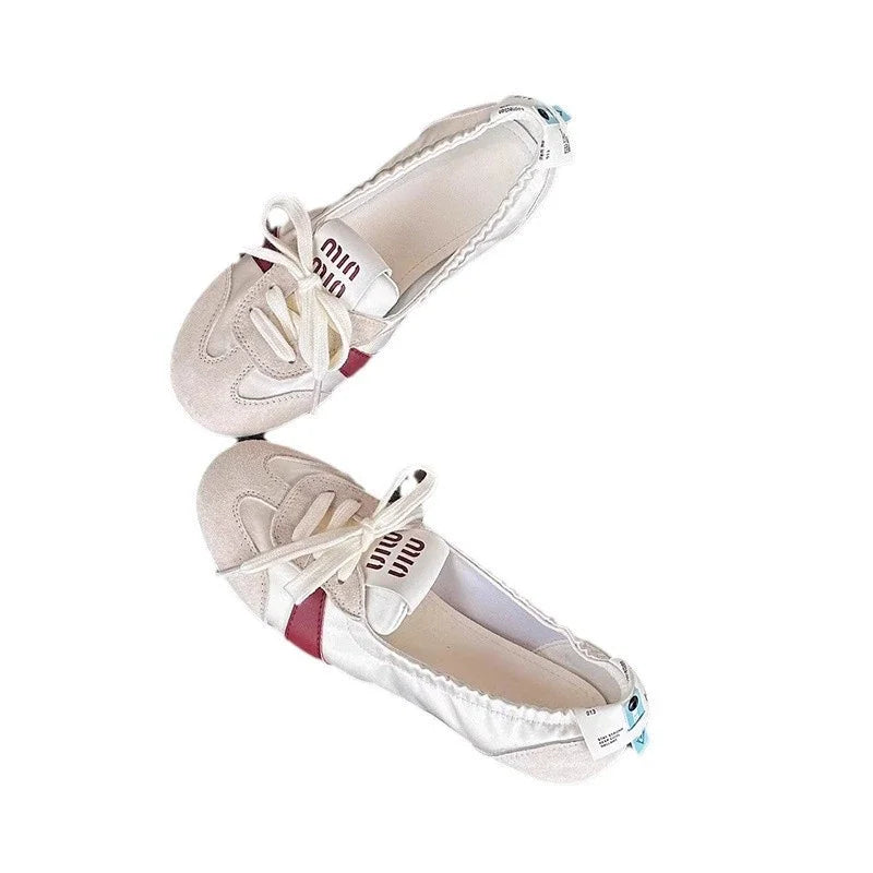 TrendSneak Canvas Sneakers Atmungsaktiv - Schnürung, Flach