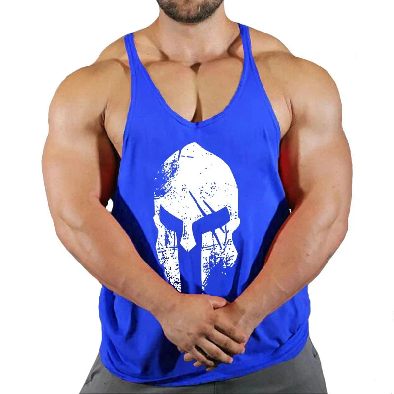 Men gym stringer tank – muscle workout vest for fitness