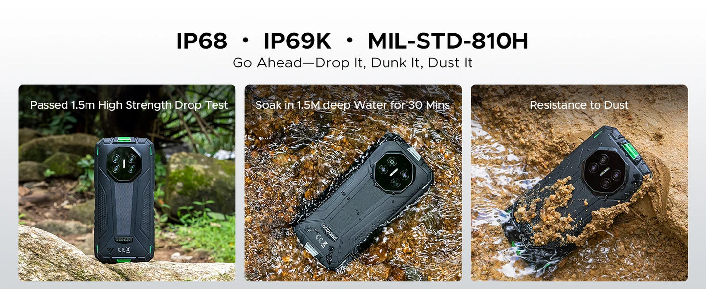 DOOGEE Fire 3 Robustes - 8350mAh Akku, 5,5 Zoll Display, 12 GB RAM