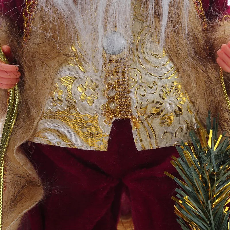 Choice Santa Claus Deko 30 cm Höhe - Kunststoff Fenster Ornament