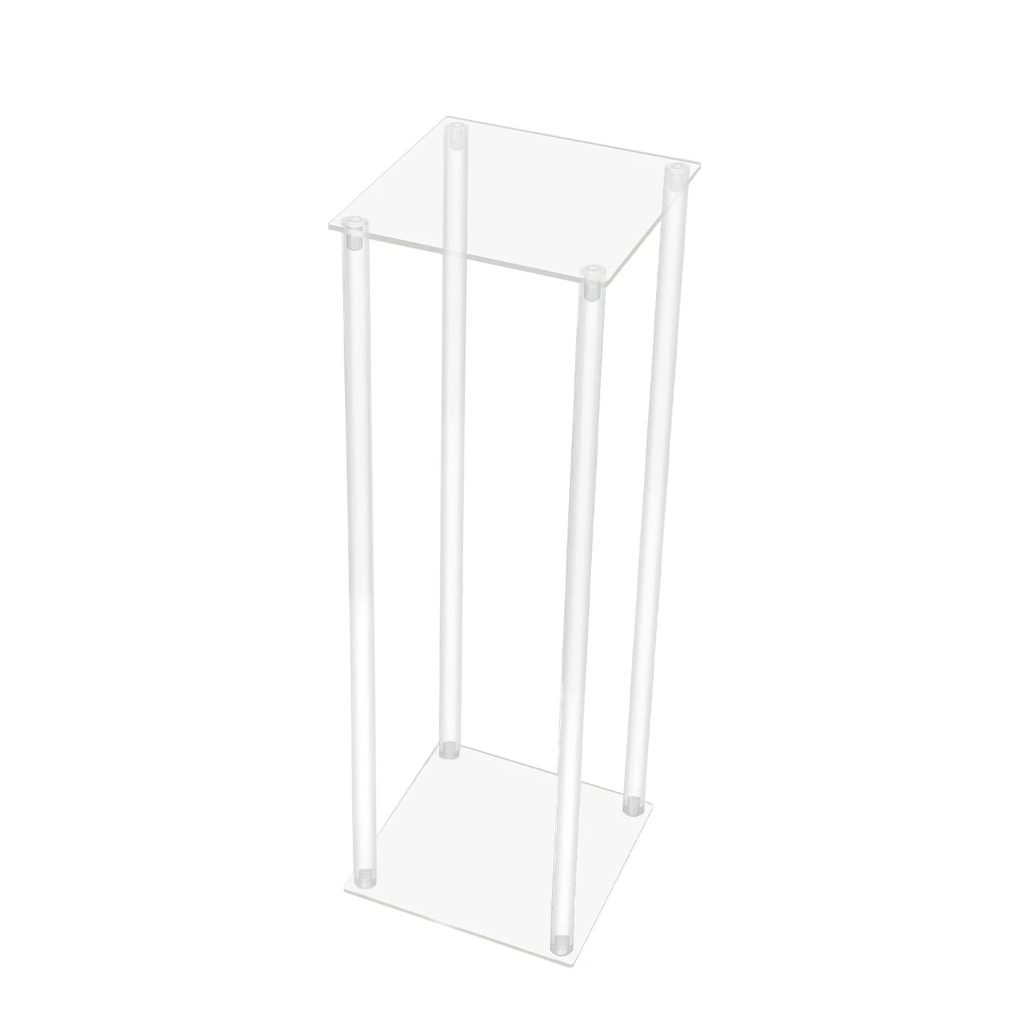 CNCEST Acryl-Blumenständer 20x20x60 cm Set aus 10 Stück