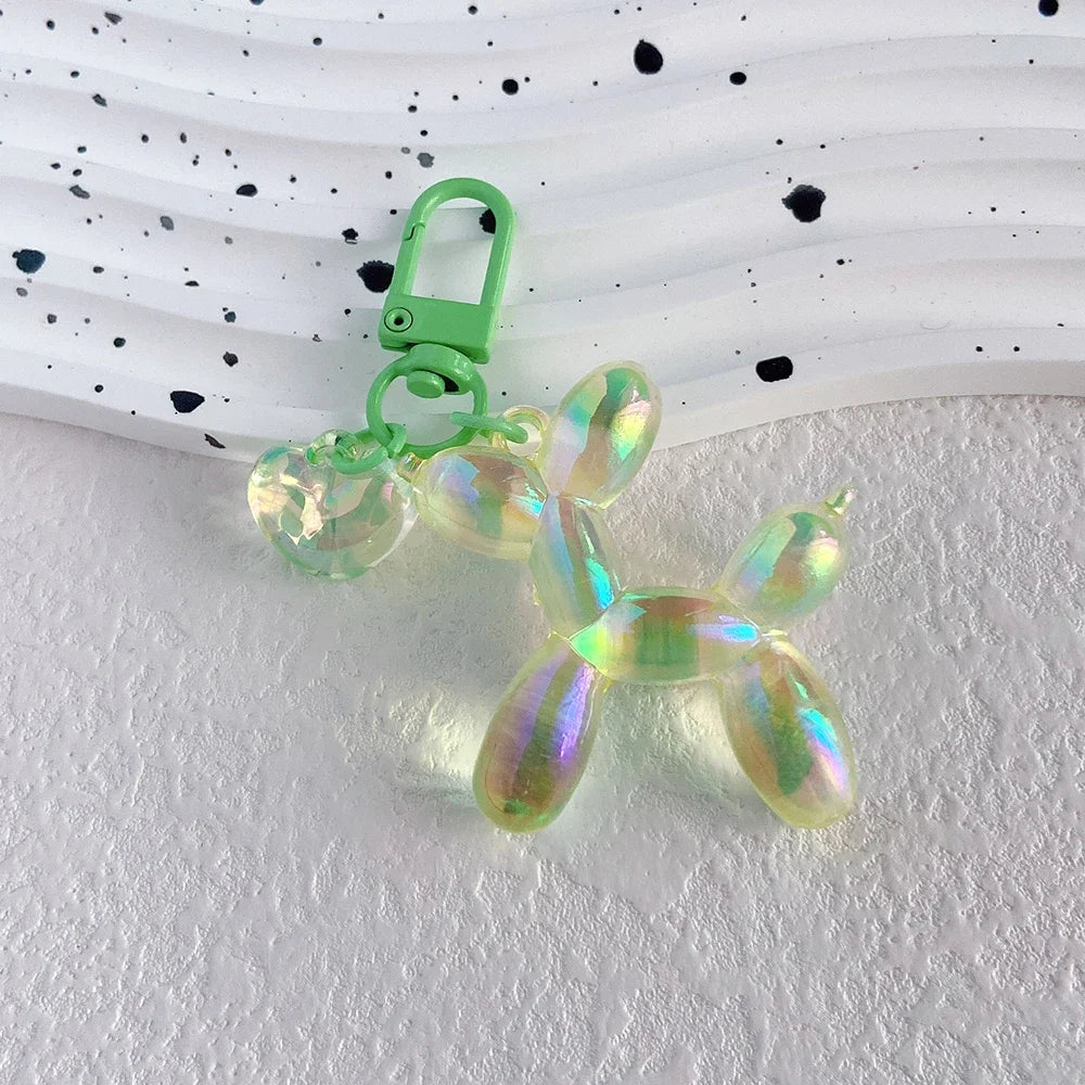 Damen Schlüsselanhänger 2025 - Adorable Balloon Dog Y2k Bag Charms Cute Puppies Acrylic