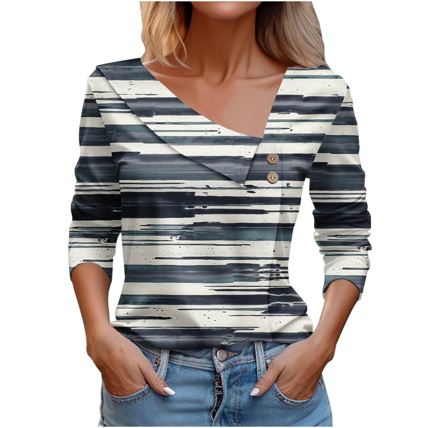 T Shirt For Women Fashion Long Sleeve Top White Floral Print Shirts And Blouses 3D Print Clothes For Women 2025 y2k