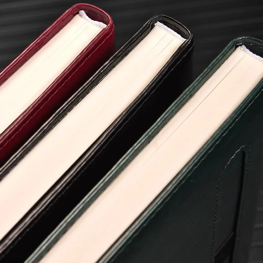 New for Hongdian A5 Notebook Business Office Notepad Student Diary Exquisite Notebook Portable Leather Thickened Customization