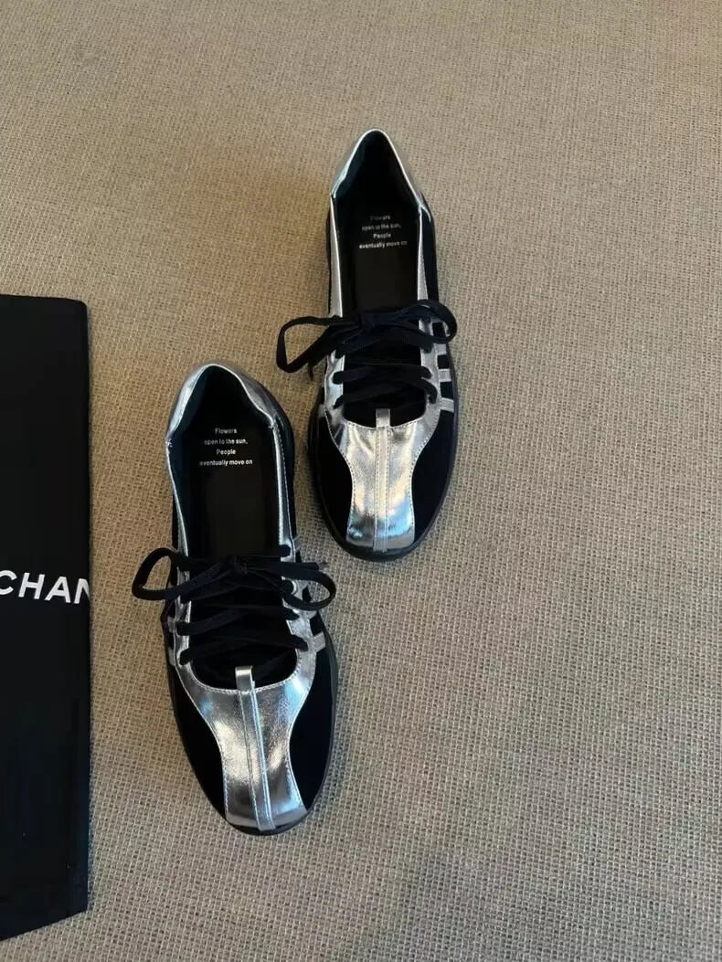 Women Sneakers Flats Casual Sport Shoes Summer 2025 Designer New Brand Ballet Dance Shoes Mary Jane Running Zapatillas