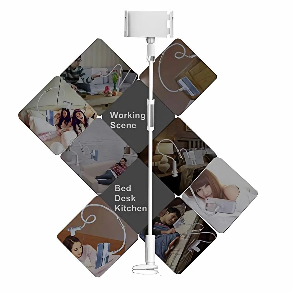 Tablet-Halterung 2025: Flexible Long Arm Stand 5-11'' Phone Tablet Support Xiaomi Samsung iPad Collection