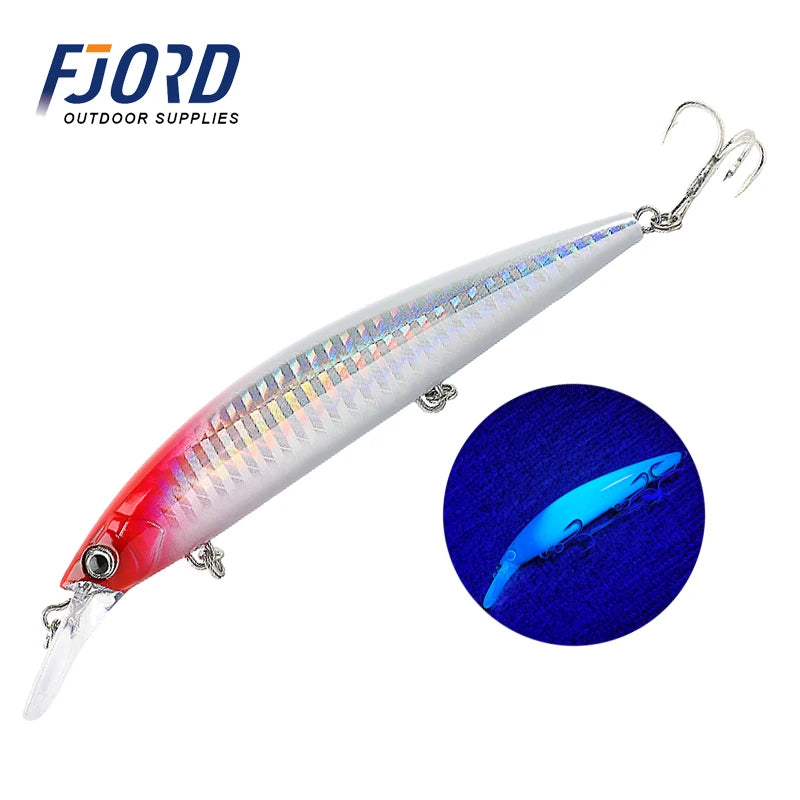 FJORD 110S 37g 90S 29g 70S 17g Schweres Sinken Minnow Angeln Köder Salzwasser Süßwasser Langer Wurf Meer Kunstlicher Köder Jerkbait