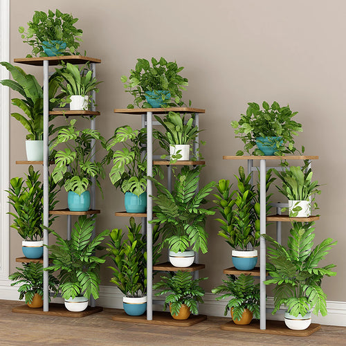 TWISTER.CK Pflanzenständer Metall Mehrstufig Eckdesign