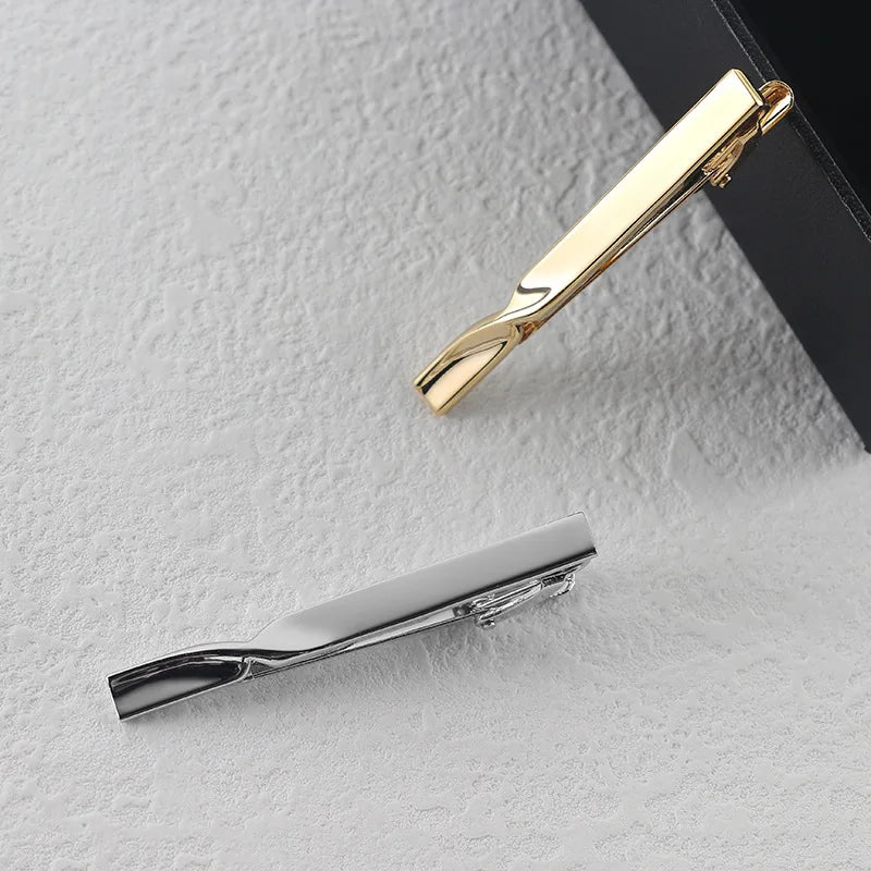 Krawattenklammer 2025: HJUEY 1pc Men's Business Tie Clip Stylish Durable - Tie Bar Regular Ties Perfect Weddings Business Meetings Collection
