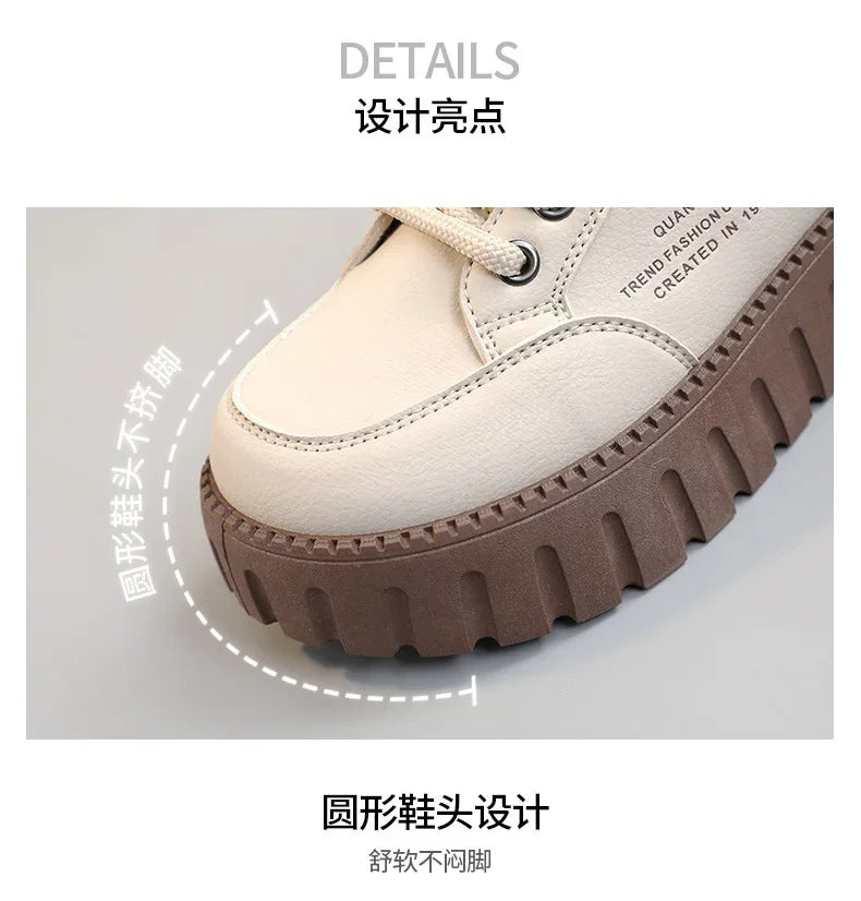 Choice TG00352 Plateausneaker Bequem - 5cm Absatz Schnürung