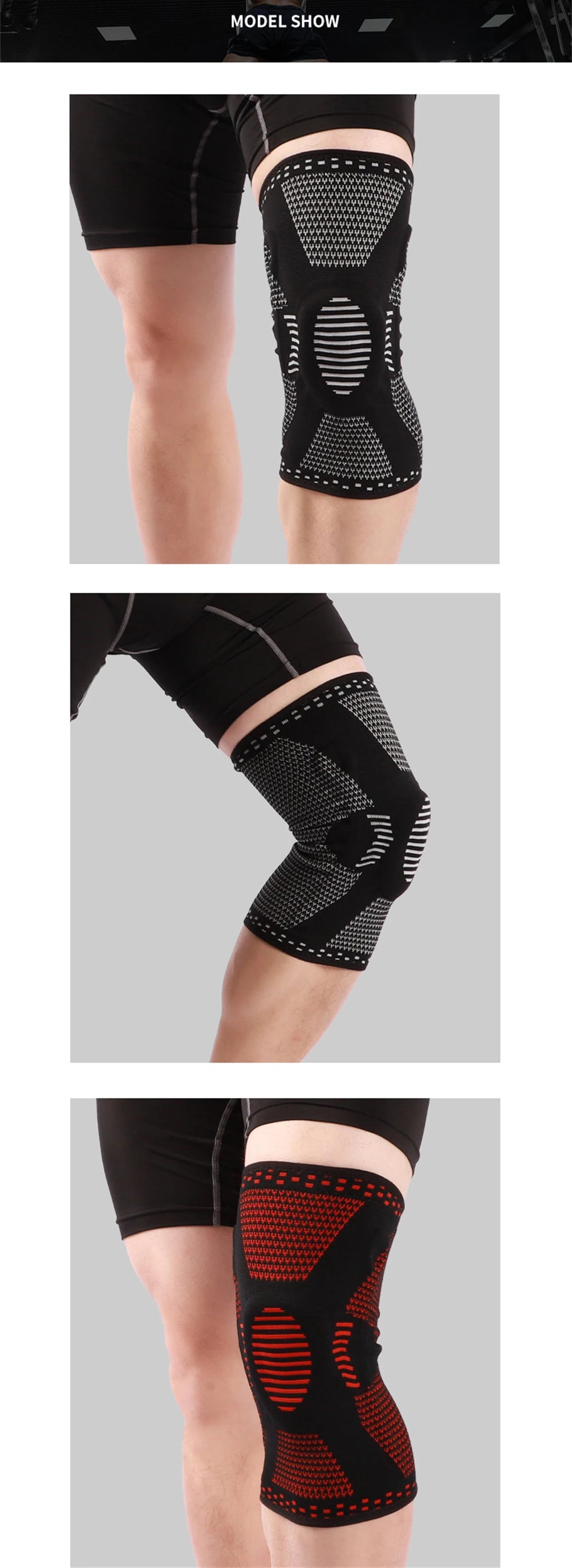 PatellaPro Knie Patella Protektor Silikon - Kompression Gr M