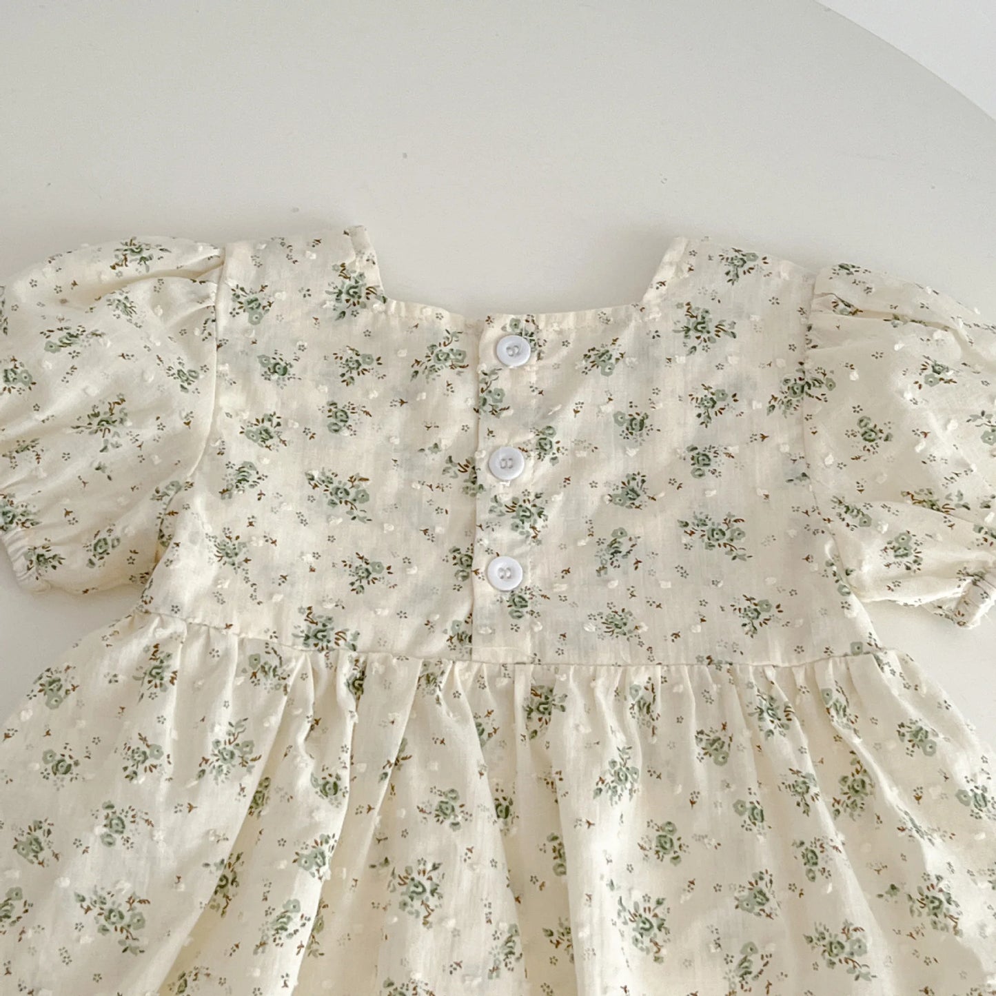 Infant Baby Girls Short Sleeve Green Printing Tops Shorts 2Pcs Clothing Sets Summer Baby Girls Children's Clothes Suit 0-3Yrs