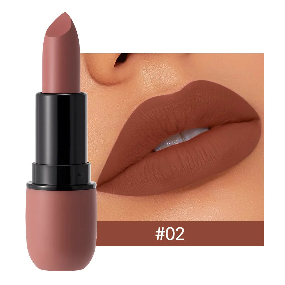 Lippenstift 2025: 6 Colors Sexy Matte Lipstick Waterproof Long Lasting - Color Rendering Non-stick Velvet Lips Liner Pencil Woman Makeup Cosmetics Collection