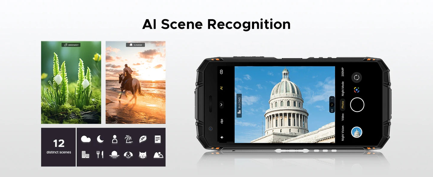 DOOGEE Fire 3 Ultra Robustes Smartphone - 8350mAh 18W 5,5 Zoll