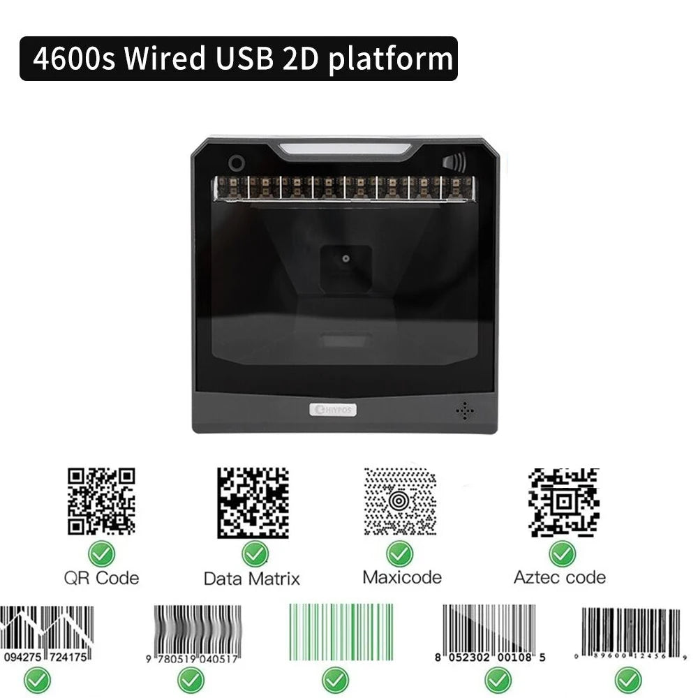 1D/2D Supermarkt Handheld Barcode Bar Code Scanner Leser QR PDF417 Bluetooth 2.4G Drahtlos & Verkabelt USB Plattform - 12.02€