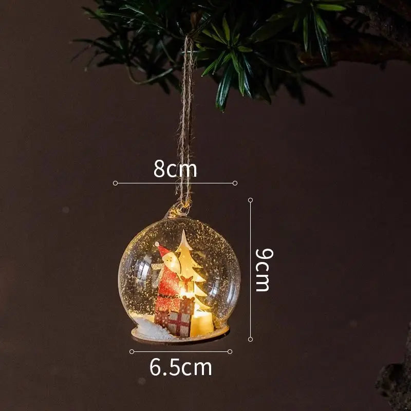 Luminous Lamp Glaskugeln Leuchtend - Durchmesser Ca. 4 cm, 6 Stück