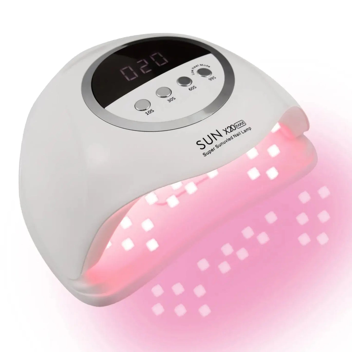 SUN X20 MAX UV LED Nail Lamp for Manicure Gel Polish Drying Machine with Large LCD Touch Professional Smart Nail Dryer Tool