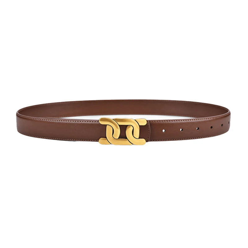 DINISITON Retro Gürtel Fashion - PU 2.4cm Breite, 6.1cm