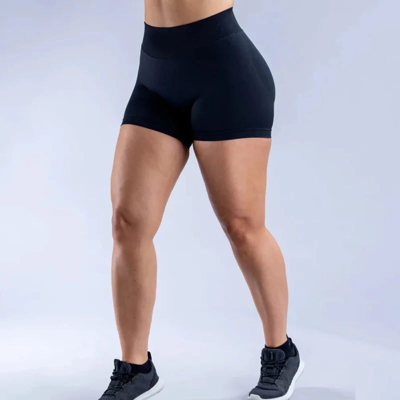 Sport-Shorts 2025: OLOEYER Impact Gym Shorts Women Fitness Sports - Biker Shorts 4.5" Low Ribbed Band Yoga Workout Scrunch Butt Seamless Leggings Collection