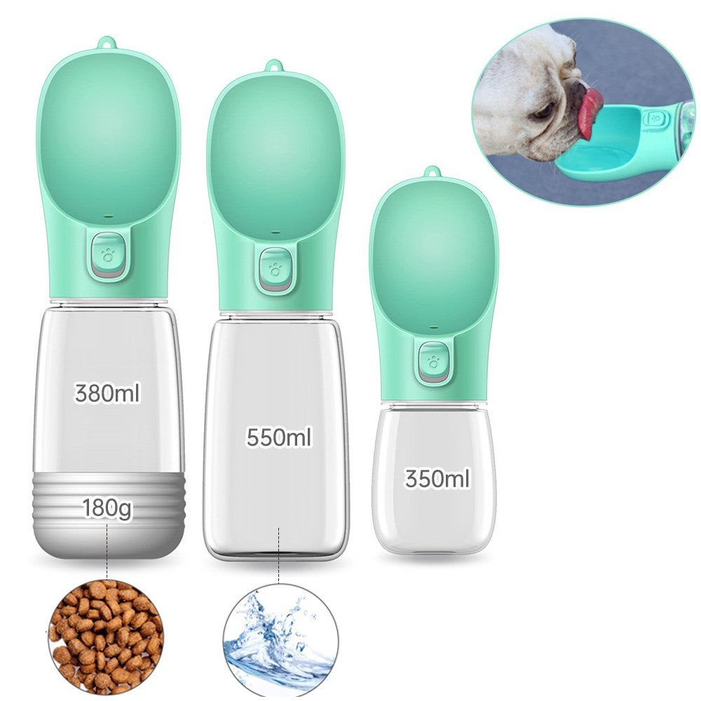 Tragbar Hund Wasserflasche Futter Und Wasser Behälter Für Hund Haustiere Futter Schüssel Outdoor Reise Trink Schüsseln Wasser Spender