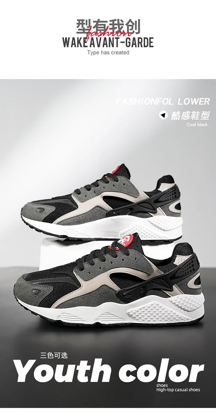 Male Sneakers Men’s Casual Shoes Running Sport Shoes Antislip Tennis Shoes for Men Mesh Breathable Outdoor Fashion Sports Shoes