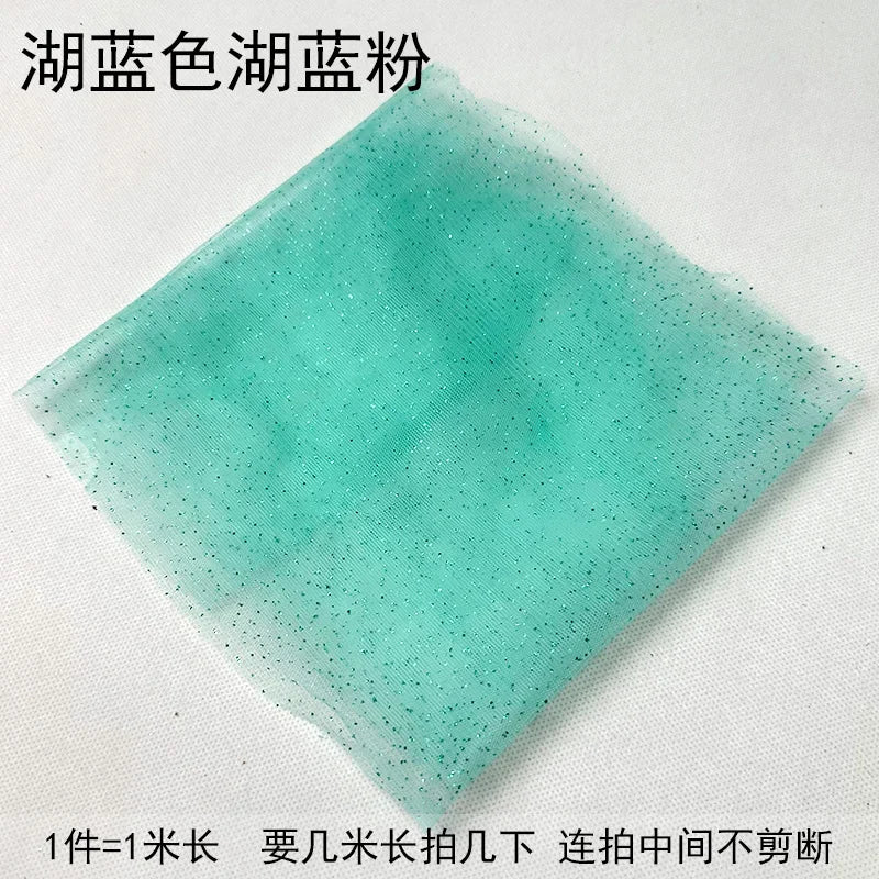 TüllPro Glitzer-Tüll - Chiffon Polyester 160cm Reißfest