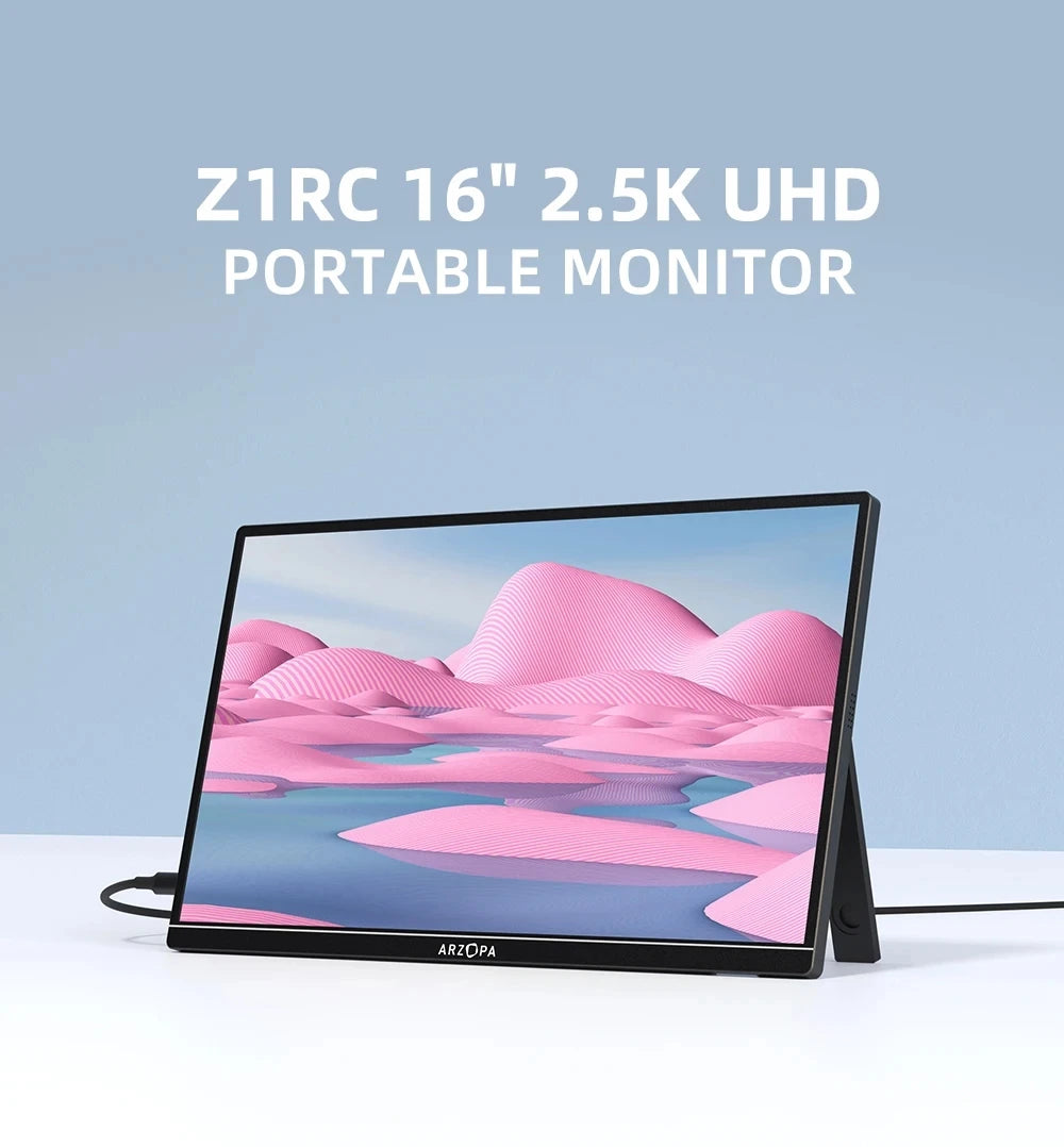 ARZOPA Z1RC 2K Tragbarer Monitor - 16 Zoll, 60 Hz, 2560x1600