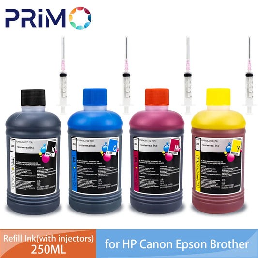 FANHANG 250ml Nachfülltinte Kompatibel - Spritze HP Canon