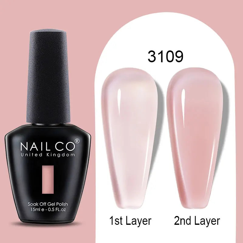 NailCO Gel Nail Polish Nail Art Translucent Vernis Semi Permanent UV LED Lamp Gel Manicure for Gel Polish Nail Glue Productos