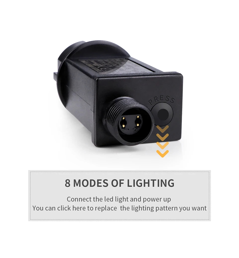 CHNAITEKE Lichterkette Wasserdichte - Länge 10000, 24V, LEDs >200