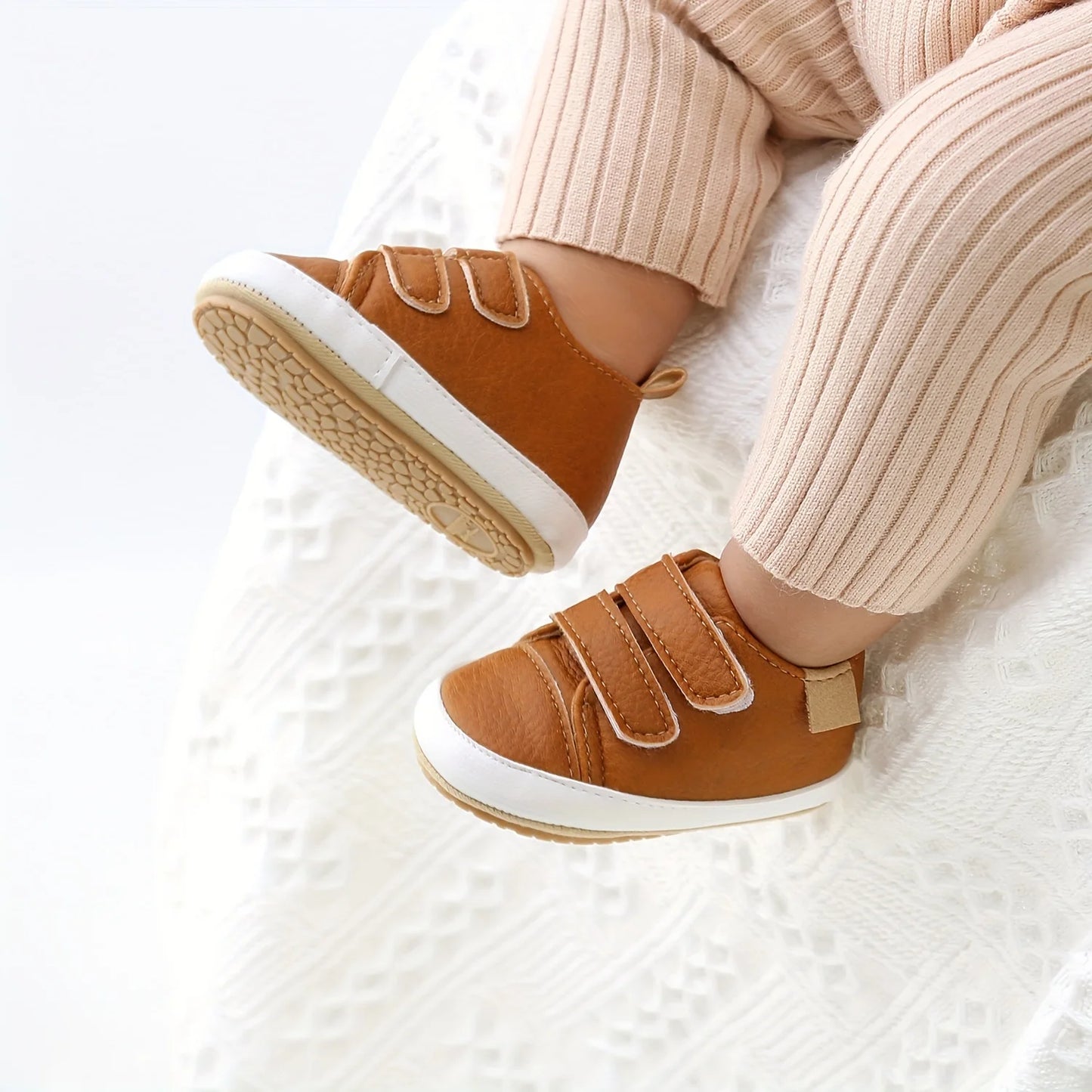Neugeborenen Baby Schuhe 2025 - Leder Casual Rutschfest - Kleinkind Lauflernschuhe Jungen Mädchen Sneaker