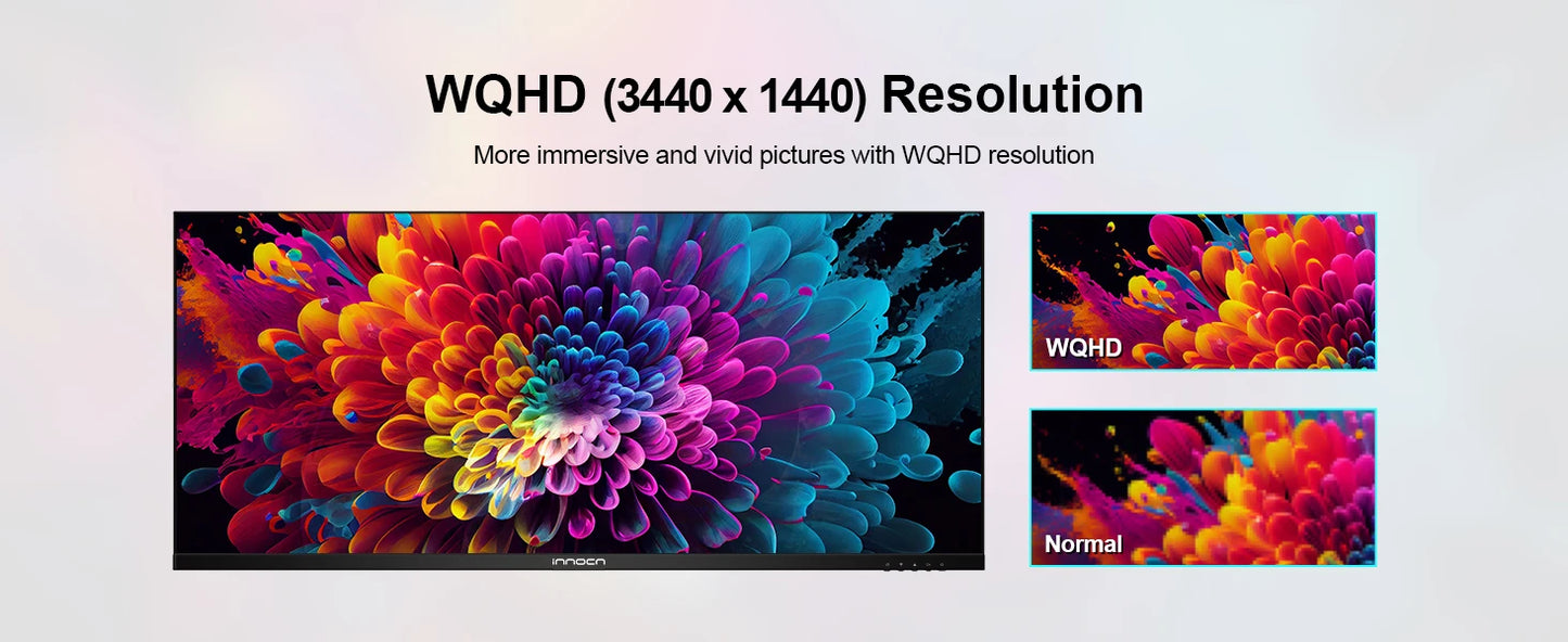 INNOCN 40C1R Ultrawide Monitor - 40" WQHD 3440x1440 144Hz