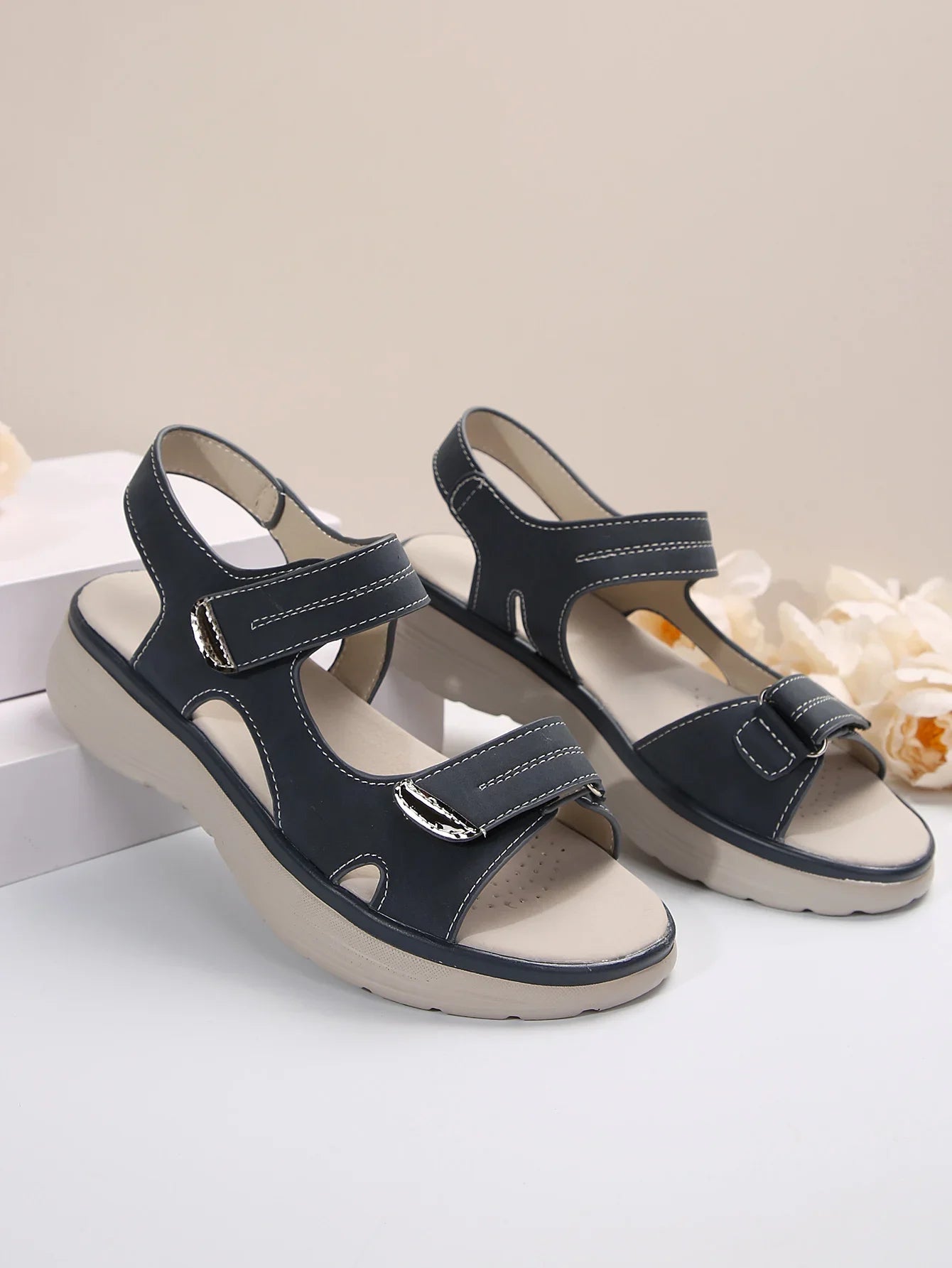 JAYHW Wedges Atmungsaktiv - Damen Rutschfest Keil 1-3cm