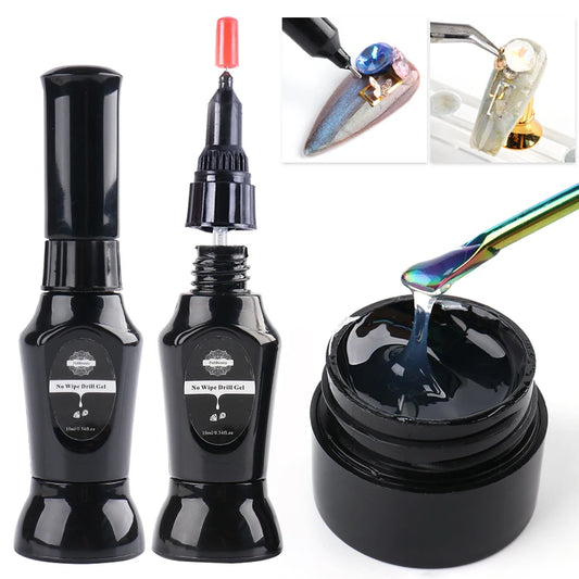 Starker Nagel Kleber Super Klebrig Klebstoff UV Gel Nagellack Für Strass Kristall Edelsteine Schmuck DIY Maniküre Nagel Kunst Werkzeuge LY1826