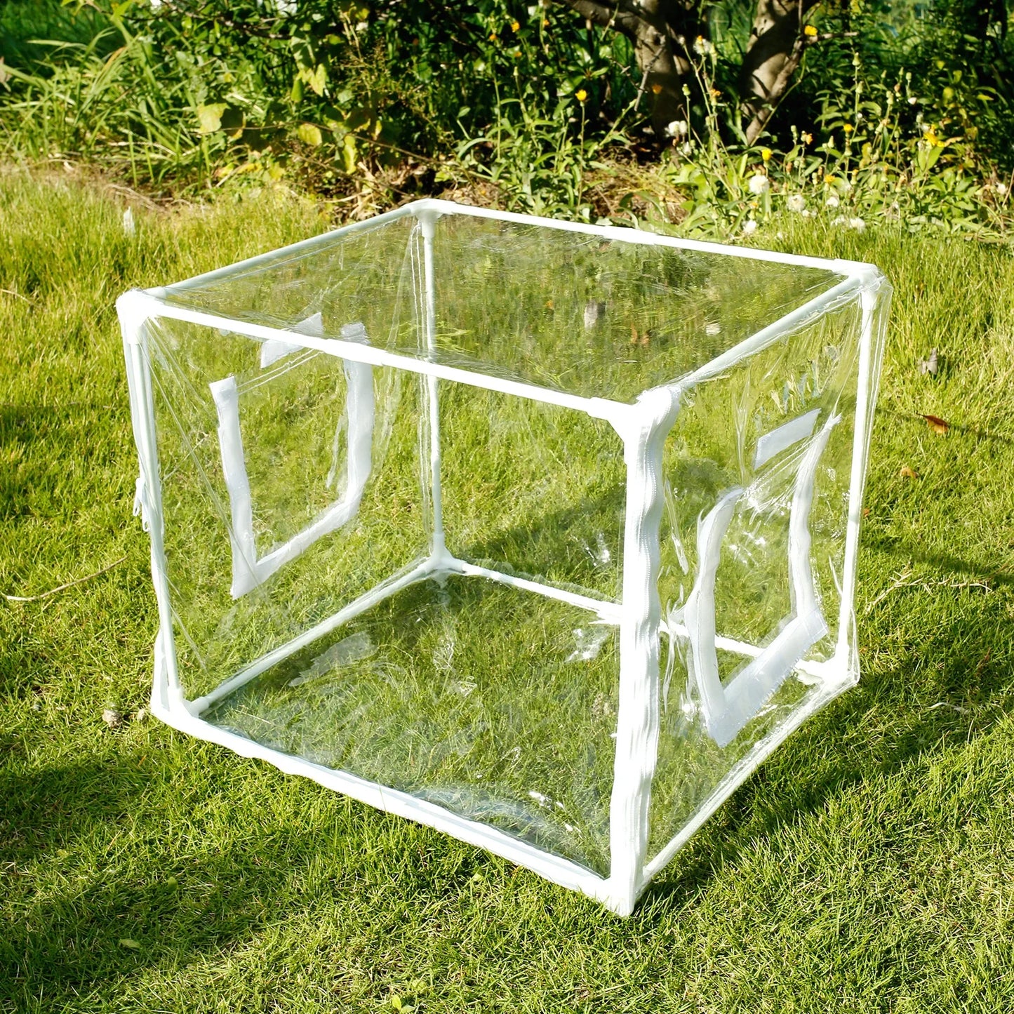 Mini Greenhouse Plant Greenhouse Tent with Transparent PVC Cover Portable Small Greenhouse Multipurpose Plant Tent for garden