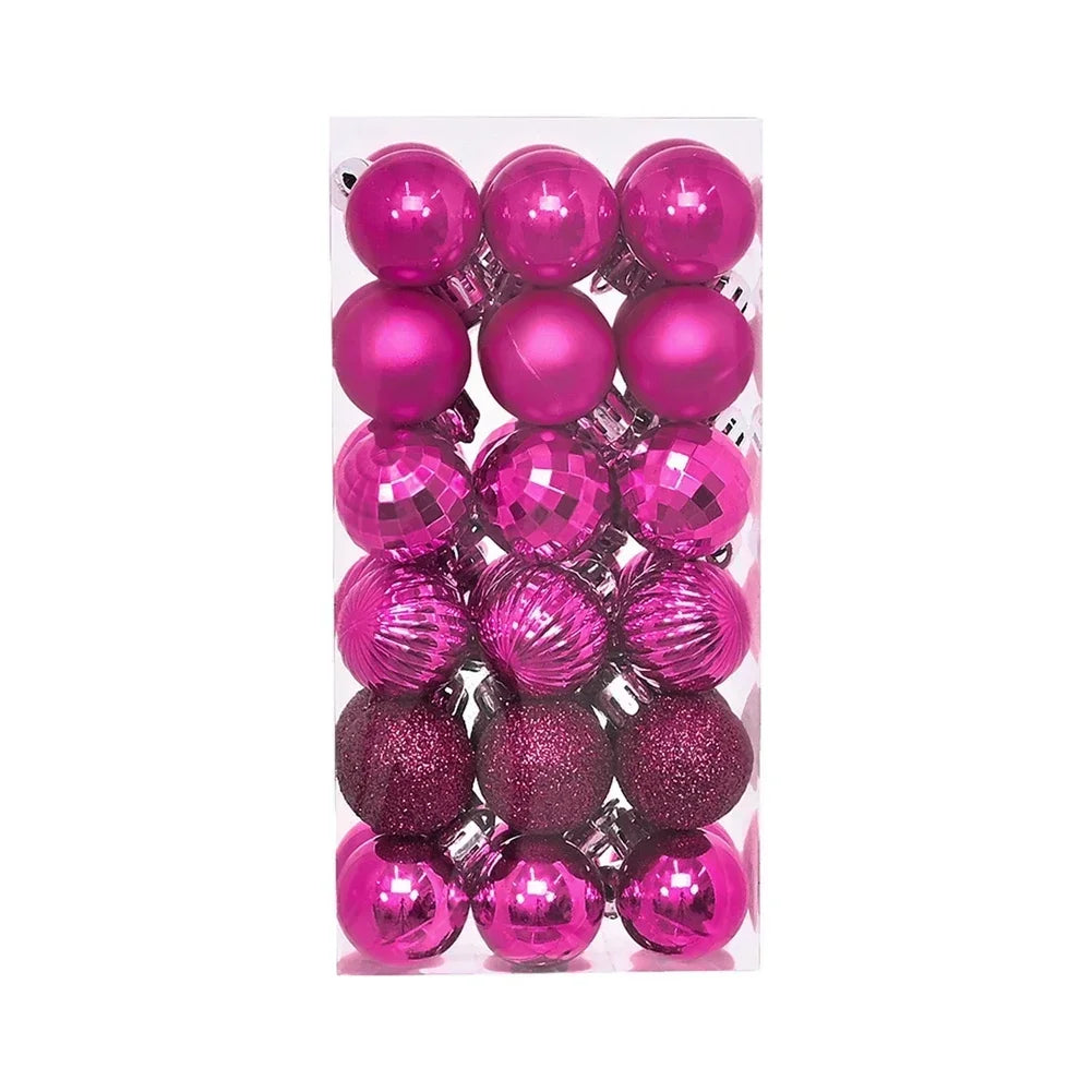 Choice Christbaumkugeln 3cm Set - 36 Stück, Durchmesser 3 cm, Ungiftig