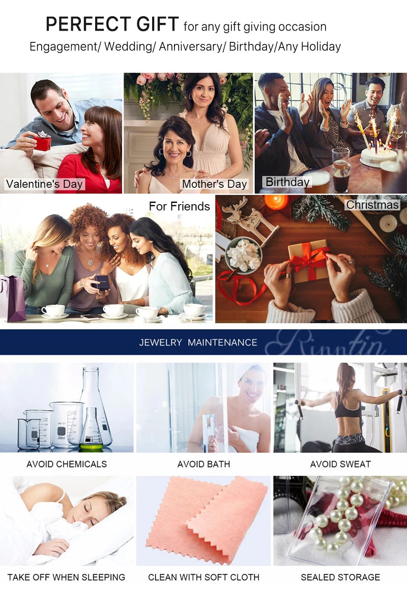 Colier cu pandantiv din perle strălucitoare de 12 mm pentru femei și fete, 100% argint 925, lanț choker, nuntă, petrecere de ziua de naștere, cadou bijuterii