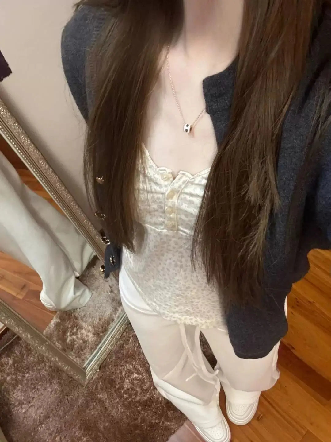 CN Guangdong Cardigan Locker Kurz Grau O-Neck Damen - Größe 4-16 Zoll, Polyester, Weich