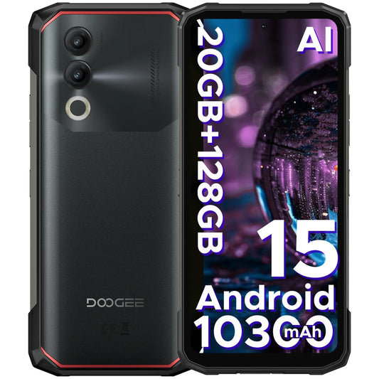 DOOGEE Blade20 Robustes Gemini AI Smartphone - 10300mAh 6,6 Zoll 18W